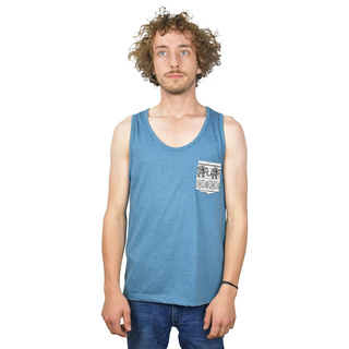 Ethno Tanktop Elephant petrol XL