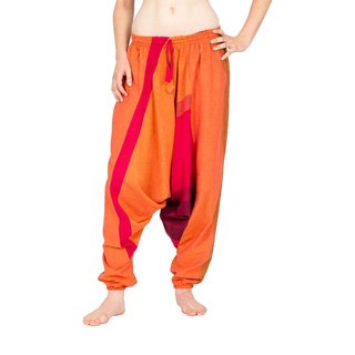 Haremshose Sari Frauen & Mnner rot/orange