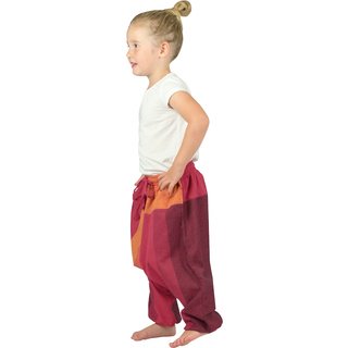 Haremshose fr Kinder Sari rot 122/128