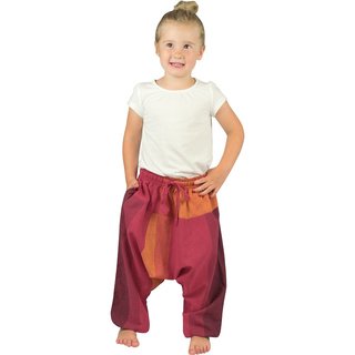 Haremshose fr Kinder Sari rot 122/128