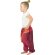 Haremshose für Kinder Sari rot 122/128