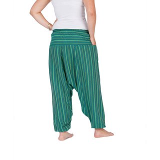 Aladinhose gestreift gelb-rasta M/L