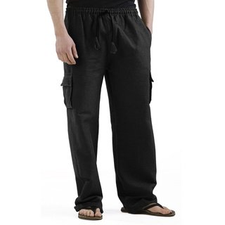 Feste & bequeme Cargohose schwarz XL