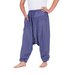 Aladinhose gestreift blau XL