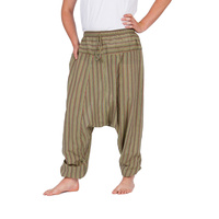 Aladinhose gestreift grn XL