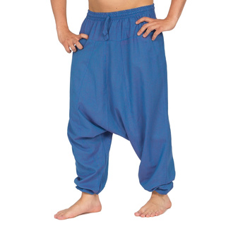 Aladinhose Shimmering blau XL