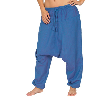 Aladinhose Shimmering blau XL