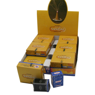 Satya Dhoop Cones Chandan (Sandelholz) - 12 Rucherkegel