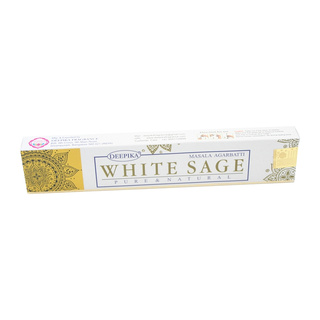 DEEPIKA Masala Agarbatti - Rucherstbchen White Sage (Weier Salbei) 15g